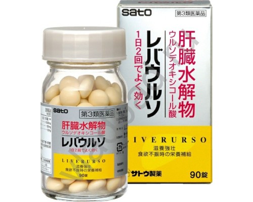  Sato Liverurso препарат для лечения печени, на 30 дней,180 шт.
