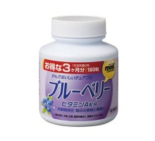 Orihiro Витамин А с экстрактом черники, 180 шт