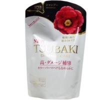 Кондиционер для поврежденных волос  Shiseido Tsubaki Damage Care Conditioner с маслом камелии,  сменная упаковка, 345 мл