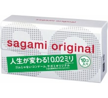 Презервативы Sagami Original 0,02 полиуретановые, супертонкие, 10 шт