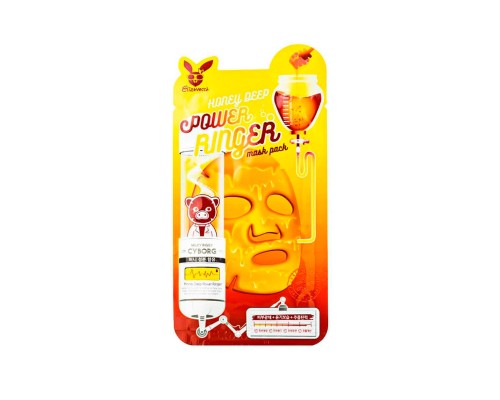 Тканевая маска Elizavecca Deep Power Ringer Mask Pack Honey с экстрактом меда, 23 мл