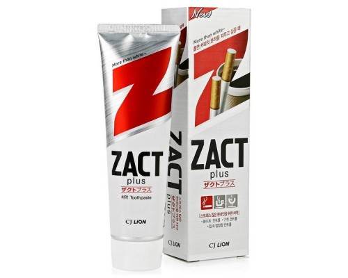 "Zact Lion" Зубная паста  для курящих (отбеливание, свежесть, увлажнение)