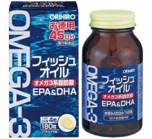 Orihiro Омега-3, 180 капсул на 45 дней