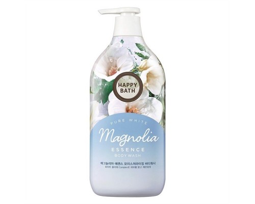 104576 "Happy Bath" Magnolia Moisturizing Essence Body Wash   Увлажняющий гель для душа с экстрактом магнолии 900мл  1/8