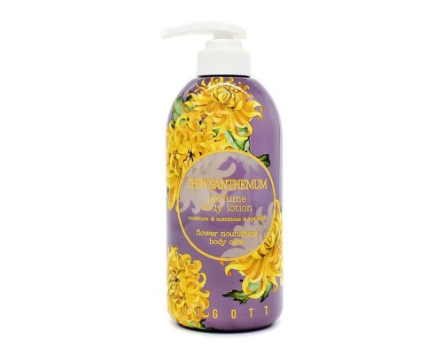 282126 "Jigott" Chrysanthemum Perfume Body Lotion  Парфюмированный лосьон для тела Хризантема 500 мл  1/30