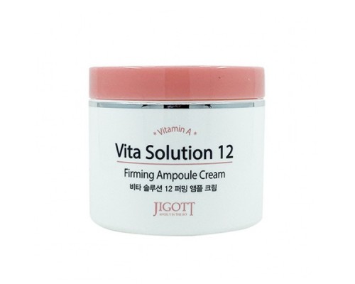 280689 "Jigott" Vita Solution 12 Firming Ampoule Cream Омолаживающий ампульный крем для лица  100 мл 1/100