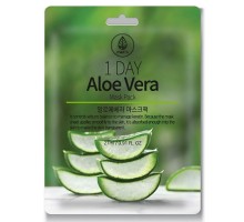 220613 "Med B" 1 Day Aloe Vera Mask Pack Тканевая маска с экстрактом Алоэ Вера 27мл  1/600