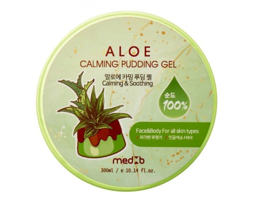 220934 "Med B" Lavender Healing Pudding Gel  Универсальный успокаивающий гель с экстрактом алоэ 300 мл  1/45