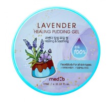 220958 "Med B" Lavender Healing Pudding Gel  Универсальный заживляющий гель с экстрактом лаванды 300 мл  1/45