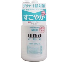 Shiseido "Uno Skincare Tank MILD" Мужской лосьон для чувствительной кожи лица, 160 мл.