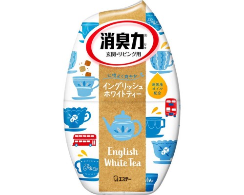 ST "Shoushuuriki" Жидкий дезодорант - ароматизатор для комнат, c ароматом английского чая, 400 мл.