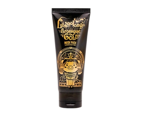 Золотая омолаживающая маска пленка Hell Pore Longolongo Gronique Gold Mask Pack