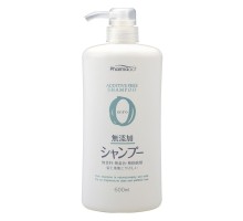 Pharmaact Mutenka Zero Мягкий шампунь для волос на растительной основе, без добавок, для чувствительной кожи головы, диспенсер 600 мл.