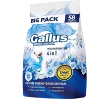"Gallus" Стиральный порошок для стирки универ.тканей Universal 3,2 кг/ м/упак/ 4 (58стирок)