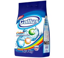 "Gallus" Стиральный порошок для стирки цветных тканей Color 5,4 кг/1 м/уп. (67стирок)