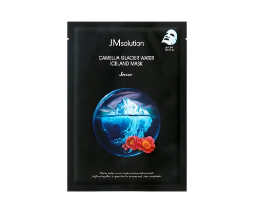 "Jmsolution" Camellia Glacier Water Icel/ Тканевая маска антиоксидантная с экстрактом КАМЕЛИИ 30 мл.