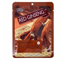 MAYISLAND Маска тканевая тонизирующая с красным женьшенем  Real Essense Red Ginseng Mask Pack, 25 мл