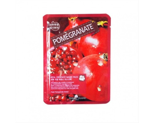 MAYISLAND Маска тканевая с экстрактом граната Real Essense Pomegranate Mask Pack, 25 мл