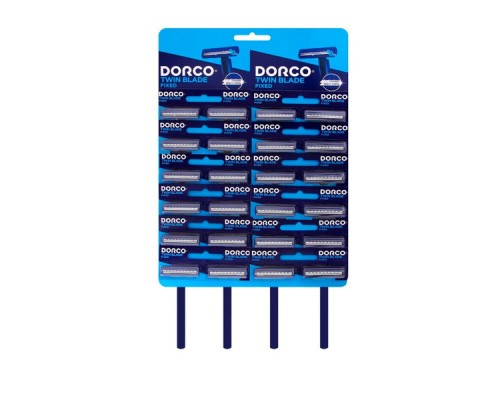 "Dorco Twin Blade Fixed" Станок для бритья одноразовый с 2 лезвиями*24