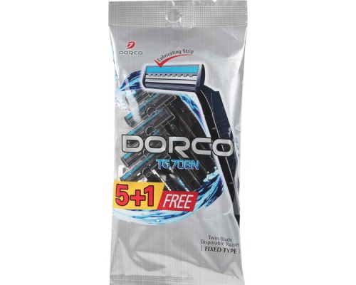 "Dorco 2" Станок для бритья одноразовый 6 шт./24