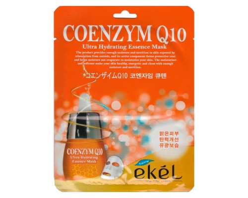 Ekel Антивозрастная тканевая маска для лица  Coenzym Q10 Ultra Hydrating Essence Mask, 25мл