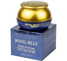 Bergamo Royal Jelly Wrinkle Care Cream Крем для лица антивозрастной с маточным молочком, 50 г