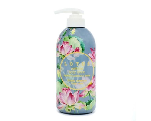 JIGOTT Lotus Perfume Body Lotion Лосьон парфюмированный для тела с экстрактом лотоса, 500 мл.