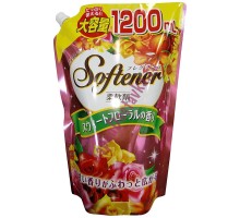 828162 "Nihon Detergent" "Sweet Floral" Кондиционер для белья со сладким цветочным ароматом 1200 мл. 1/8