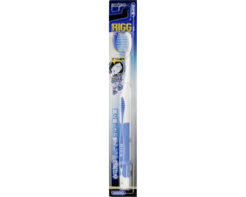 006801 "EBISU" Зубная щетка (с комбинированным прямым срезом ворса и прорезиненной ручкой. Жёсткая), 1/360