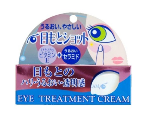 Cosmetex Roland "Loshi" Крем для ухода за кожей вокруг глаз с витамином Е и церамидами - увлажнение, сияние, упругость, 20 гр.