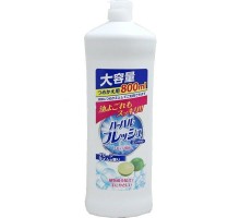 040764 "Mitsuei" Концентрированное средство для мытья посуды, овощей и фруктов (с ароматом лайма), 800 мл. 1/12