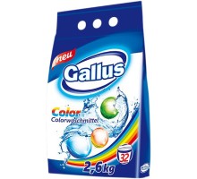 "Gallus" Стиральный порошок для стирки цветных тканей Color 2,6 кг/5 м/уп.(32стирки)