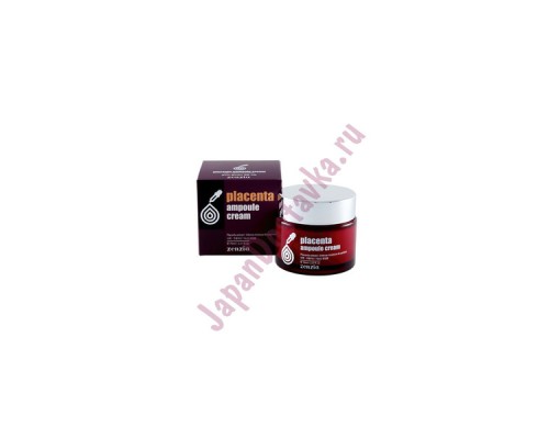 030393 "Jigott" Zenzia Placenta Ampoule Cream Ампульный крем для лица с плацентой 70 мл 1/100