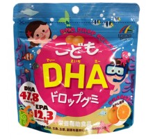 Мармеладки с Омега-3 Unimat DHA Drop Gummy со вкусом апельсина, 90 шт