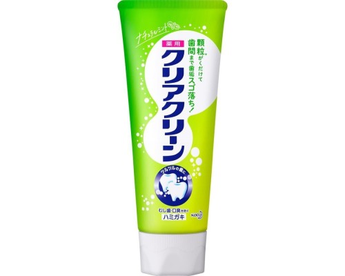 Лечебно-профилактическая зубная паста KAO Clear Clean Natural Mint с микрогранулами, мятный вкус, 120 г