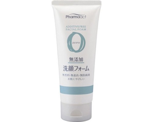 Kumano Cosmetics Мягкая пенка для умывания Pharmaact Mutenka Zero для чувствительной кожи,130 г