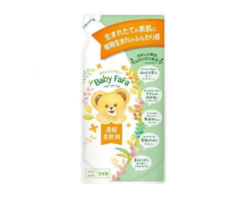 Кондиционер для стирки детского белья NS FaFa Baby Series, сменная упаковка, 540 мл
