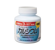 Orihiro Кальций+ витамин D со вкусом йогурта, 180 шт