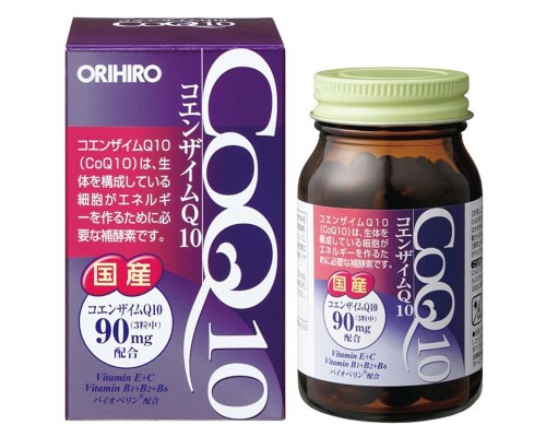 Orihiro Коэнзим Q10 с витаминами, 90 шт