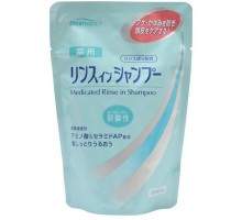 Шампунь слабокислотный Pharmaact Mild Acidity Medicated Rinse in Shampoo Refill против перхоти и зуда кожи головы, сменная упаковка, 350 мл