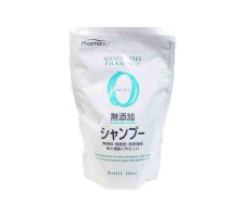 KUMANO Мягкий шампунь Pharmaact Mutenka Zero без добавок для чувствительной кожи головы, сменная упаковка, 450 мл