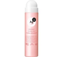 Shiseido Дезодорант-антиперспирант спрей  Ag DEO24 с ионами серебра, с ароматом цветов, 40 г