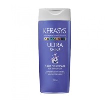 Кондиционер для волос Kerasys Advanced Ultra Shine Purple Conditioner ампульный с церамидами Идеальный блонд, 200 мл