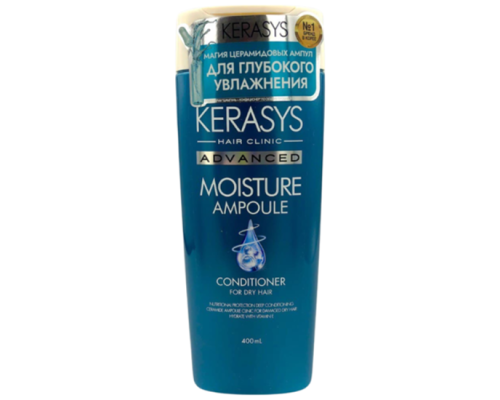 Шампунь для волос KeraSys Advanced Moisture Ampoule Shampoo увлажняющий ампульный с церамидами, 400 мл