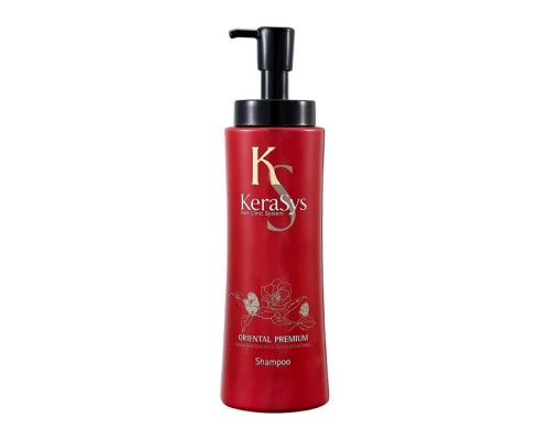 Шампунь для волос KeraSys Oriental Premium Shampoo с маслом камелии и кератином, 470 мл