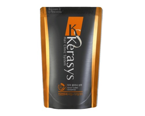 Шампунь для волос KeraSys Itching-Relieving AndSensetive Scalp CliInic Balancing Shampoo Лечение кожи головы, сменная упаковка, 500 мл