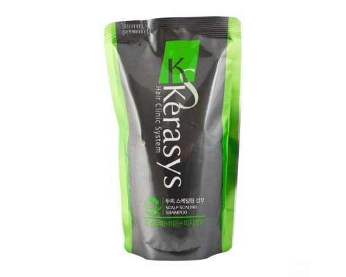 Шампунь для волос KeraSys Scalp Care Deep Cleansing Shampoo Уход за жирной кожей головы, сменная упаковка, 500 мл