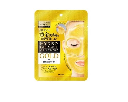 LION Гидрогелевая маска "Premium Puresa" с золотом, маслами аргановым, жожоба и оливковым 25 г