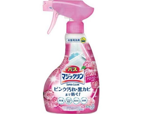 Пенящееся моющее средство для ванной комнаты KAO Magiсclean Super Clean с ароматом роз, 380 мл