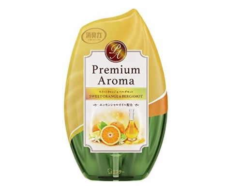 ST Жидкий освежитель воздуха для комнаты "SHOSHU-RIKI" (с освежающим ароматом сладкого апельсина и бергамота) 400 мл